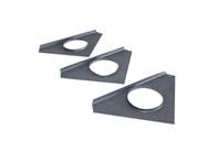 Inner door structure brace set. Porsche 356A Speedster - 64453100340, 64453100440 - PP111CB, P111CB